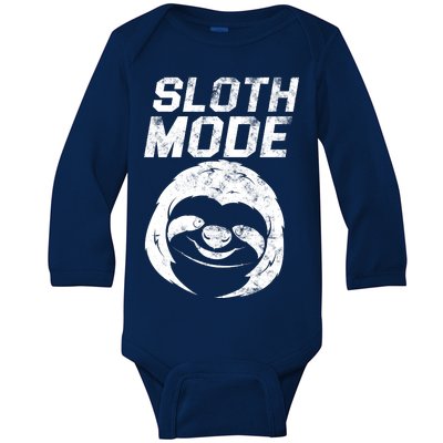 Sloth Mode Baby Long Sleeve Bodysuit