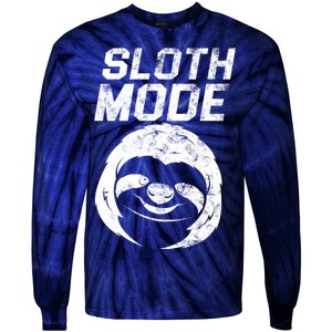 Sloth Mode Tie-Dye Long Sleeve Shirt