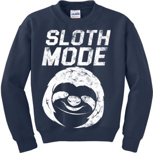 Sloth Mode Kids Sweatshirt