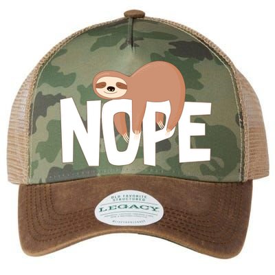 Sloth Nope Legacy Tie Dye Trucker Hat