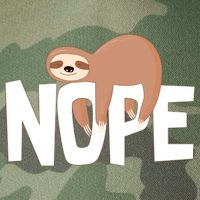 Sloth Nope Legacy Tie Dye Trucker Hat