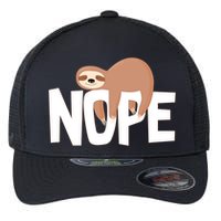 Sloth Nope Flexfit Unipanel Trucker Cap