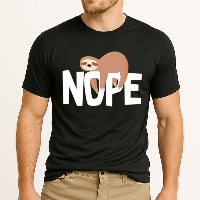 Sloth Nope Cooling Performance Crew T-Shirt