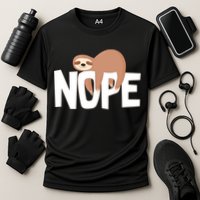 Sloth Nope Cooling Performance Crew T-Shirt