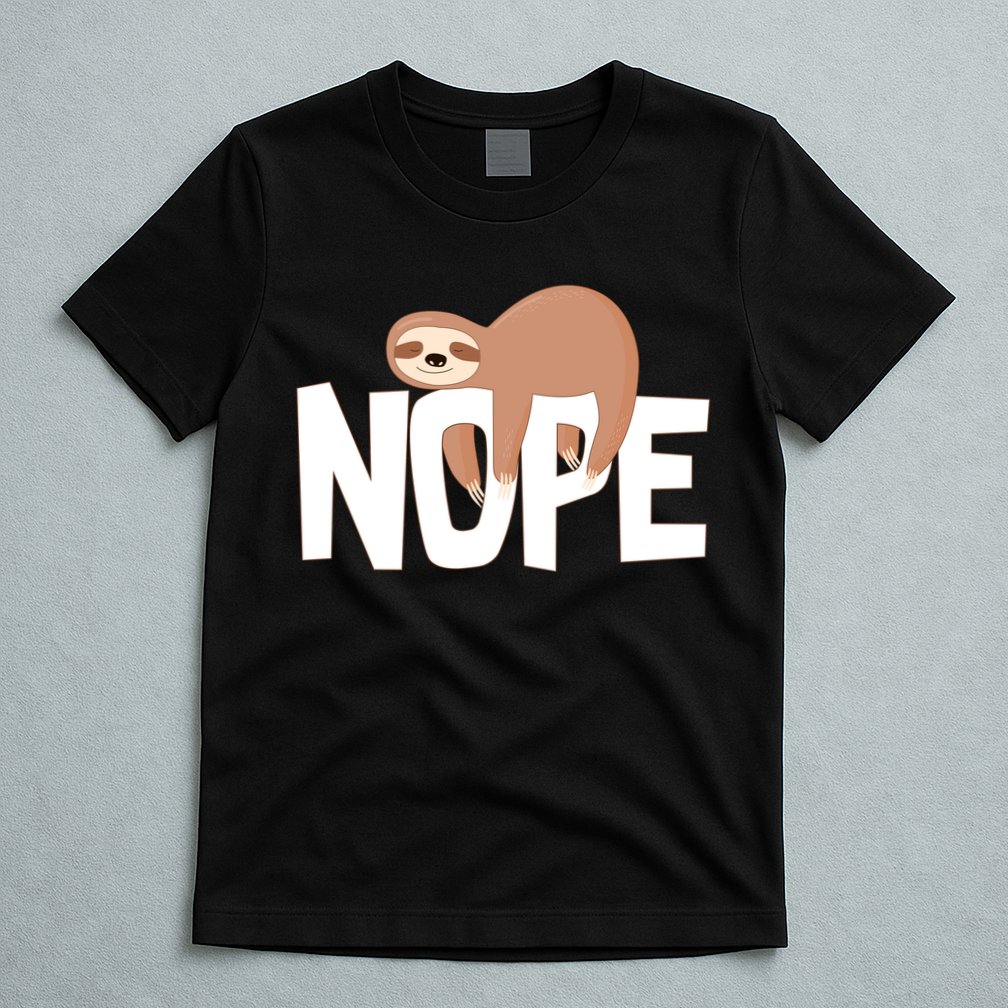 Sloth Nope T-Shirt