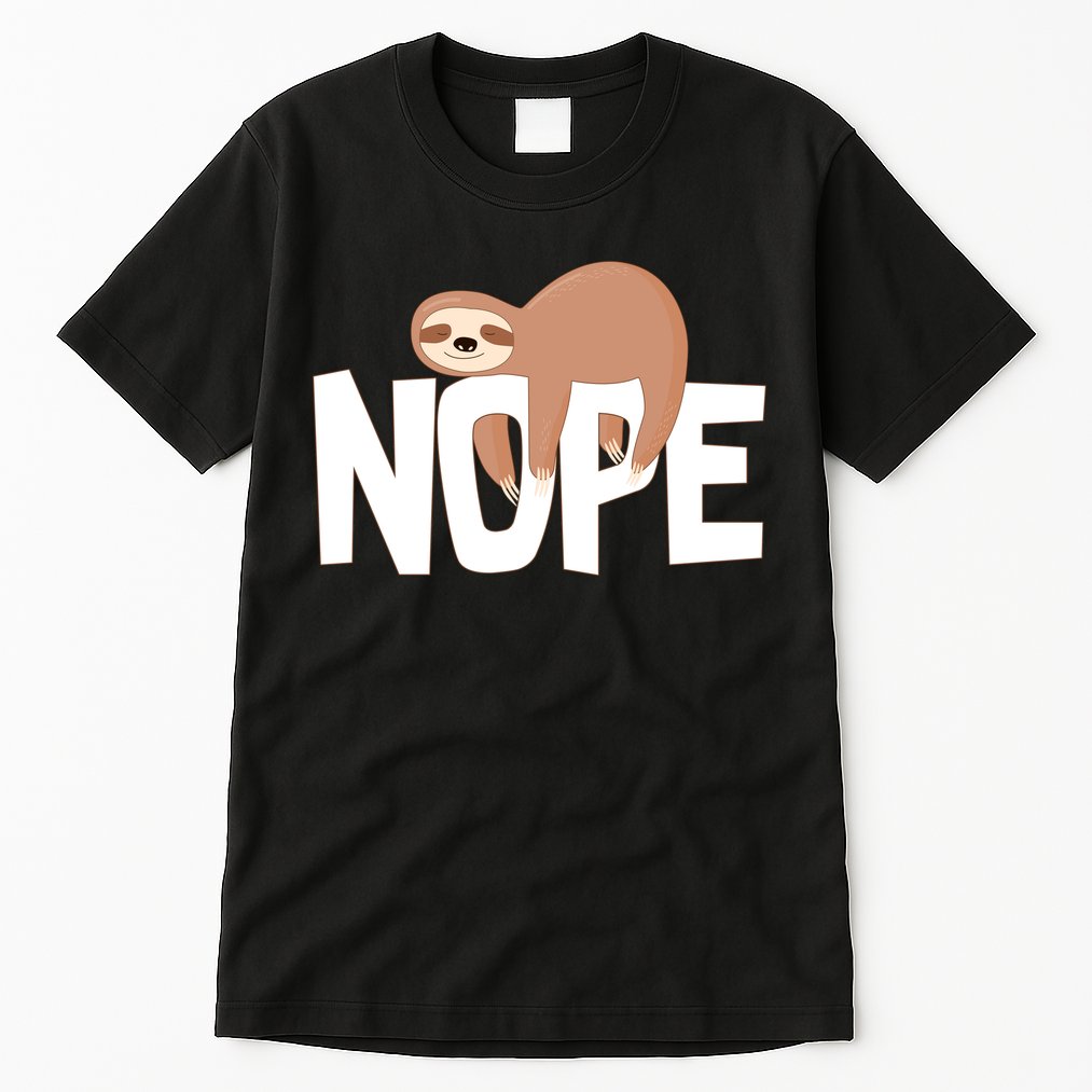 Sloth Nope Tall T-Shirt