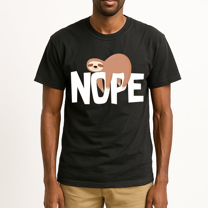 Sloth Nope Tall T-Shirt