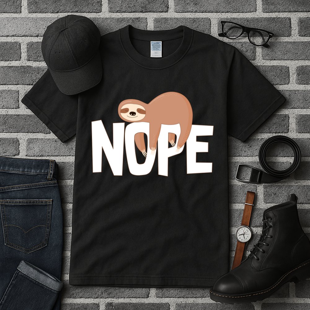 Sloth Nope Tall T-Shirt