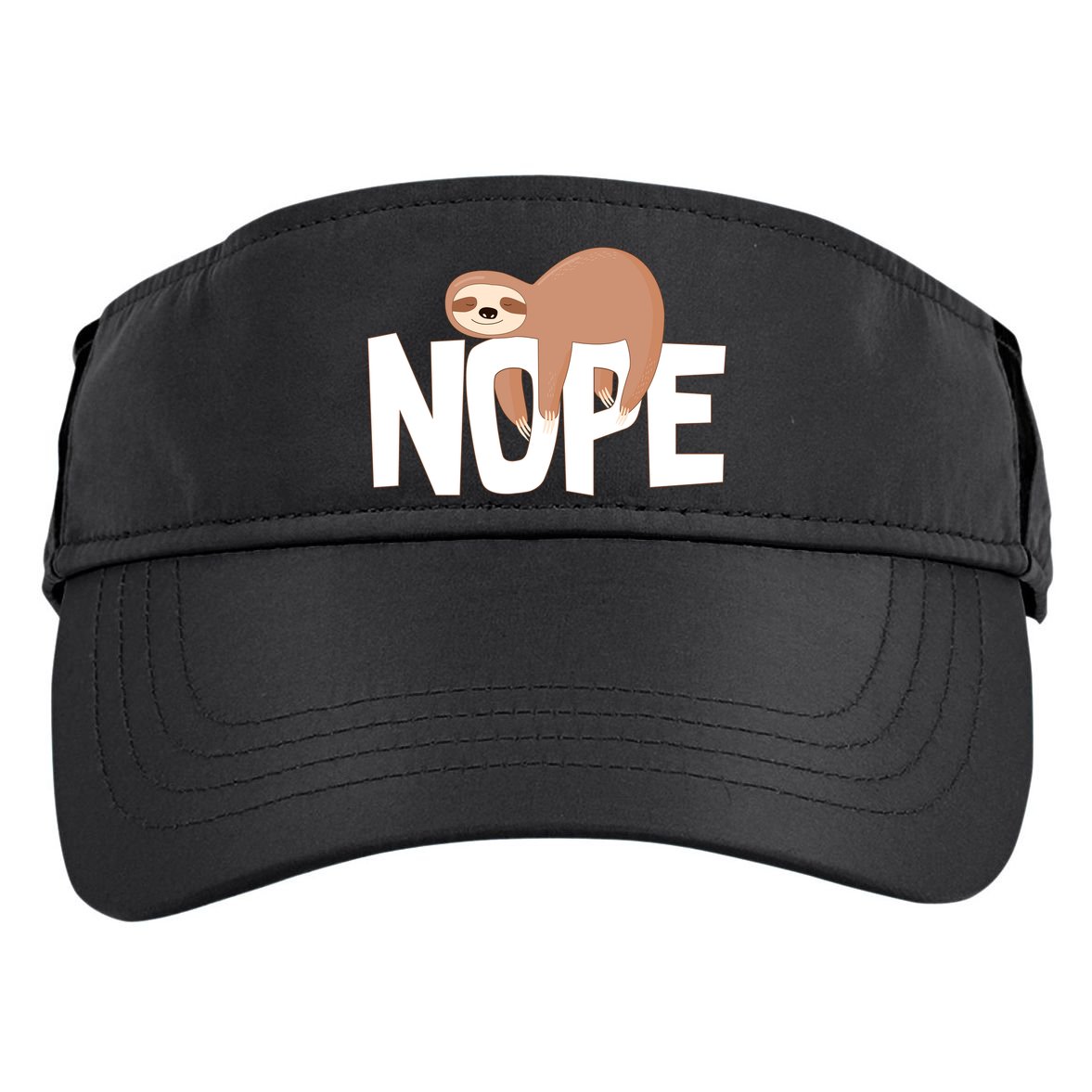Sloth Nope Adult Drive Performance Visor