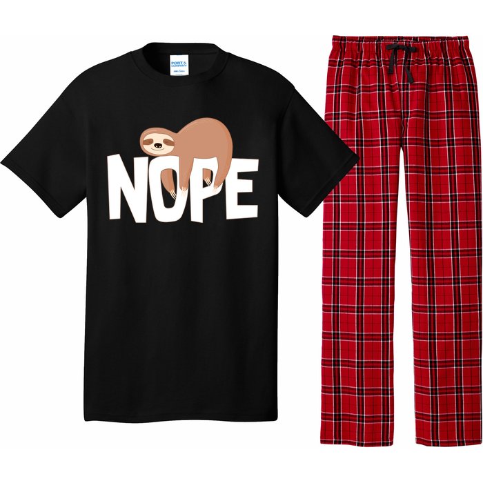 Sloth Nope Pajama Set