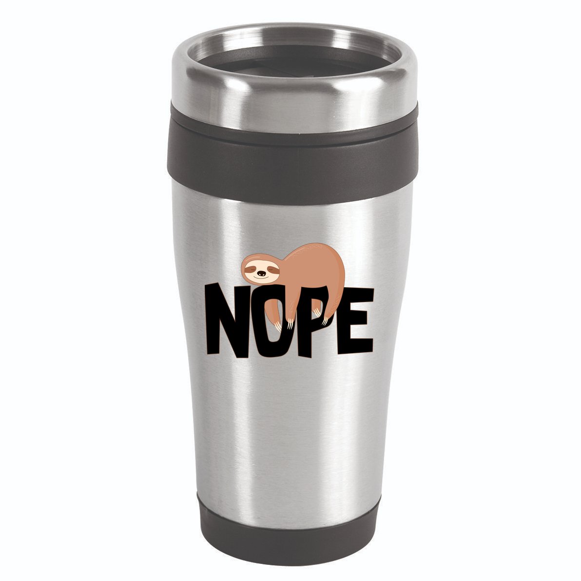 Sloth Nope 16oz Travel Tumbler