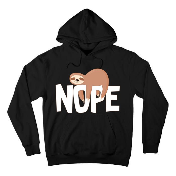 Sloth Nope Tall Hoodie