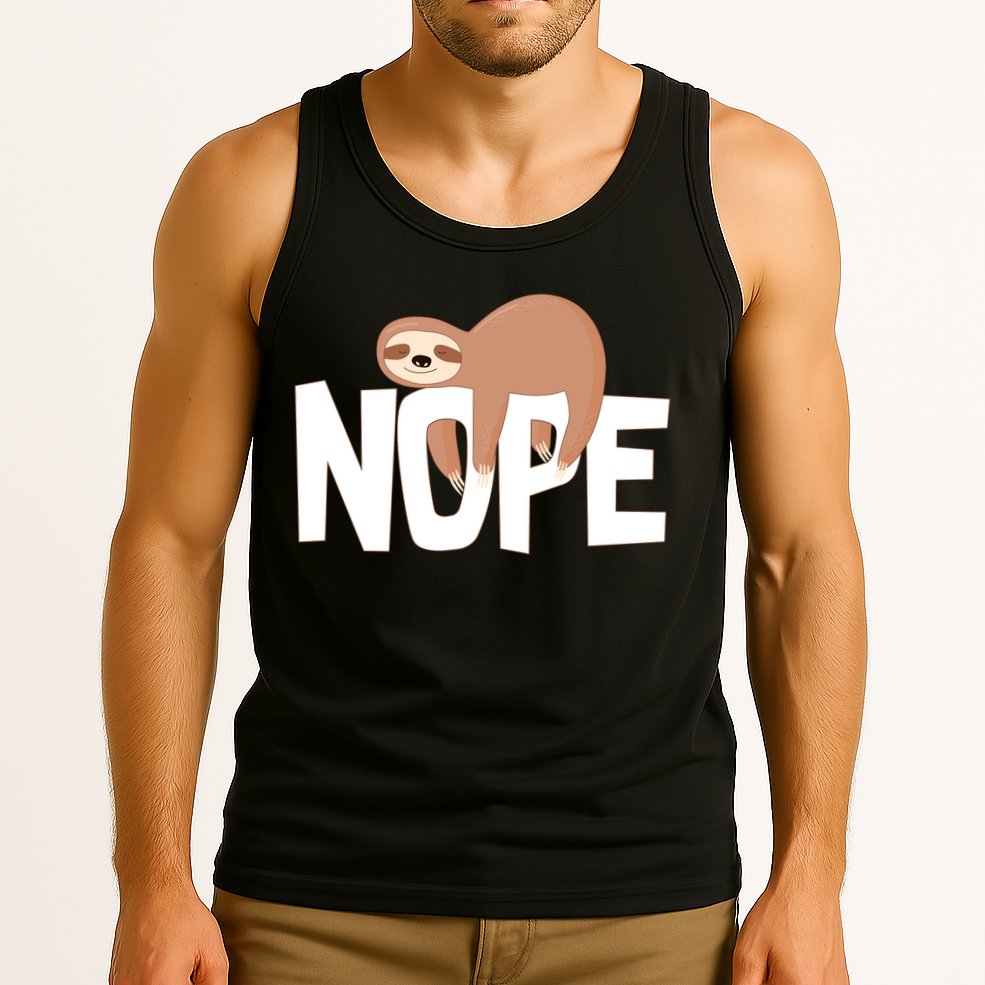 Sloth Nope Tank Top