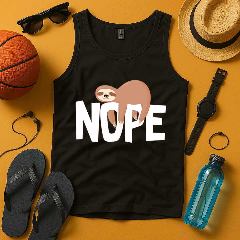 Sloth Nope Tank Top