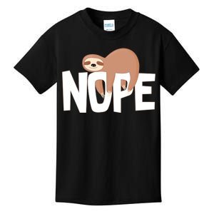 Sloth Nope Kids T-Shirt