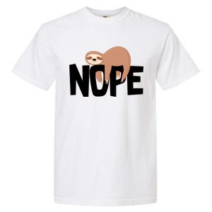 Sloth Nope Garment-Dyed Heavyweight T-Shirt