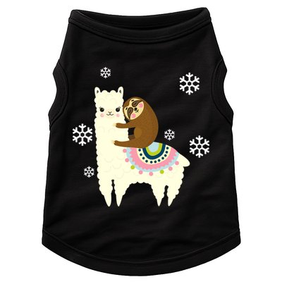 Sloth Riding Llama Doggie Tank