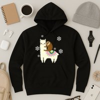 Sloth Riding Llama Hoodie