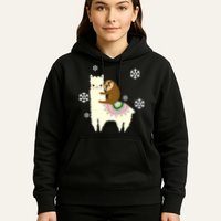 Sloth Riding Llama Hoodie