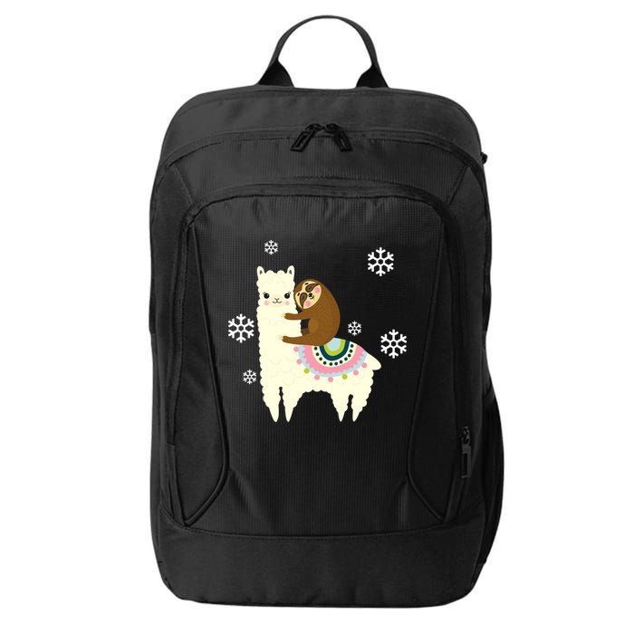 Sloth Riding Llama City Backpack