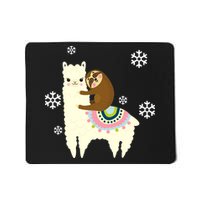 Sloth Riding Llama Mousepad