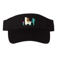 Sloth Riding Llama Funny Cactus Visor