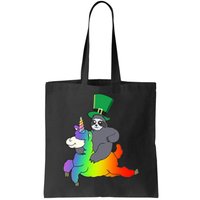 Sloth Riding Llama Unicorn St. Patrick's Day Bag