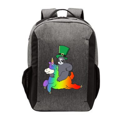 Sloth Riding Llama Unicorn St. Patrick's Day Vector Backpack