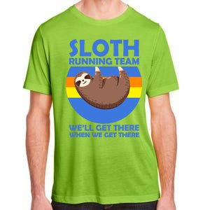 Sloth Running Team Adult ChromaSoft Performance T-Shirt