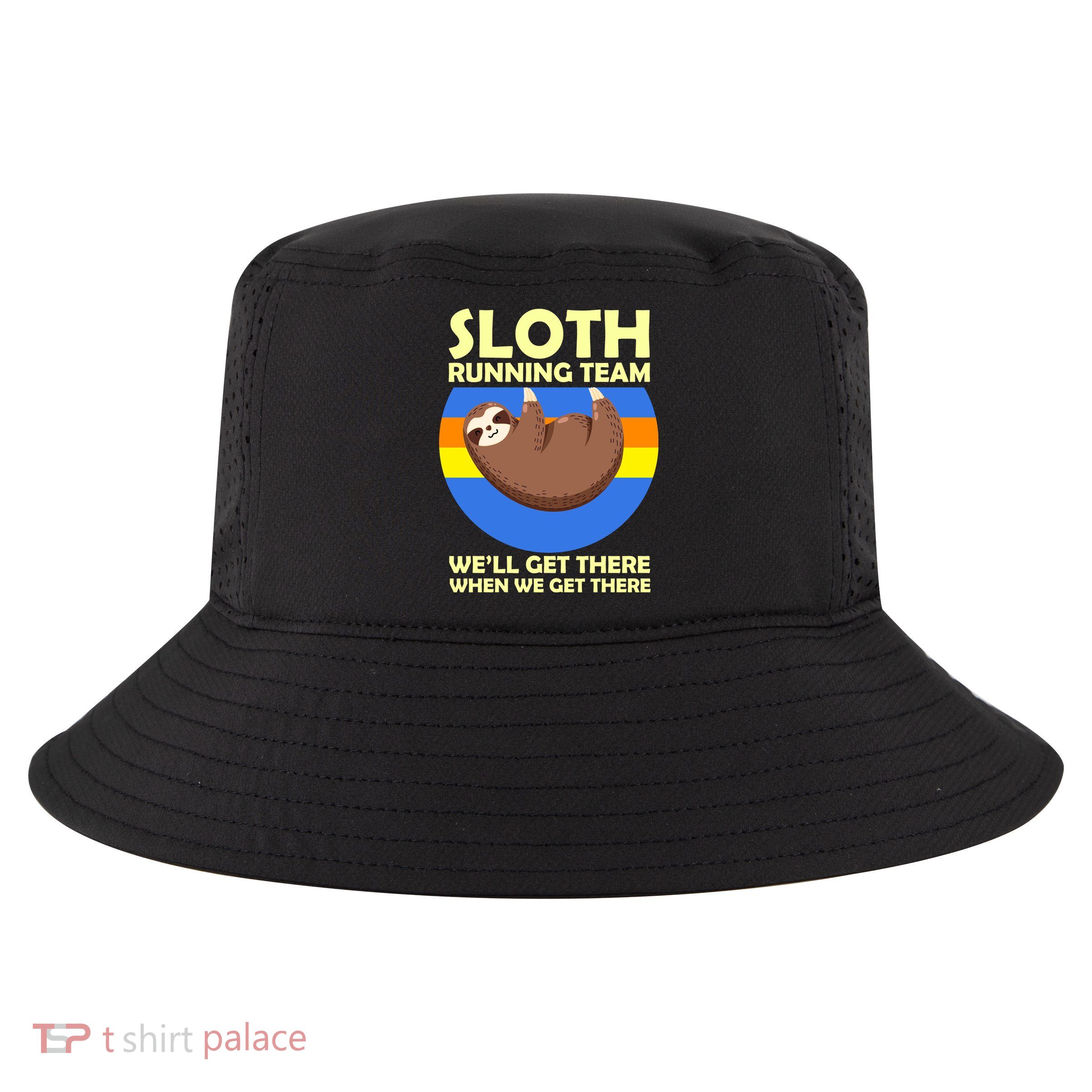 Sloth Running Team Cool Comfort Performance Bucket Hat