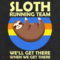 Sloth Running Team Cool Comfort Performance Bucket Hat