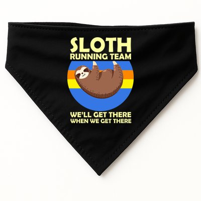 Sloth Running Team USA-Made Doggie Bandana