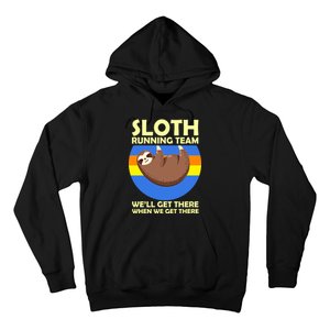 Sloth Running Team Hoodie