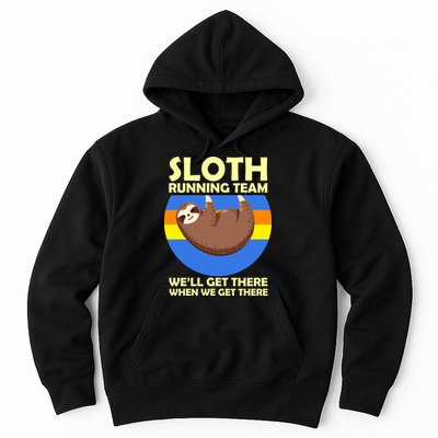 Sloth Running Team Hoodie