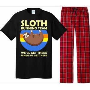 Sloth Running Team Pajama Set