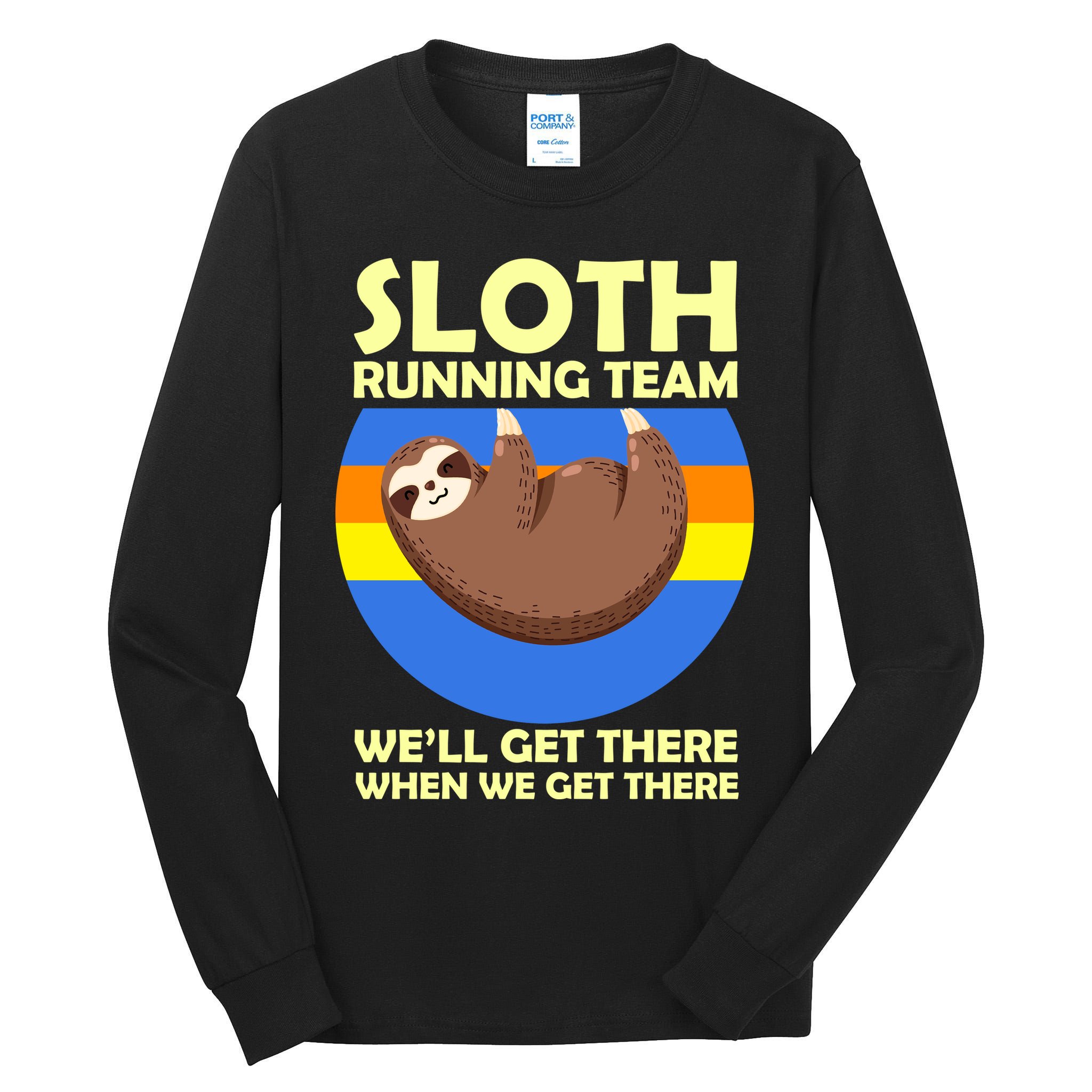 Sloth Running Team Tall Long Sleeve T-Shirt