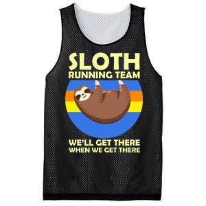 Sloth Running Team Mesh Reversible Basketball Jersey Tank