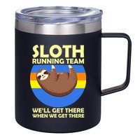 Sloth Running Team 12oz Stainless Steel Coffee Mug