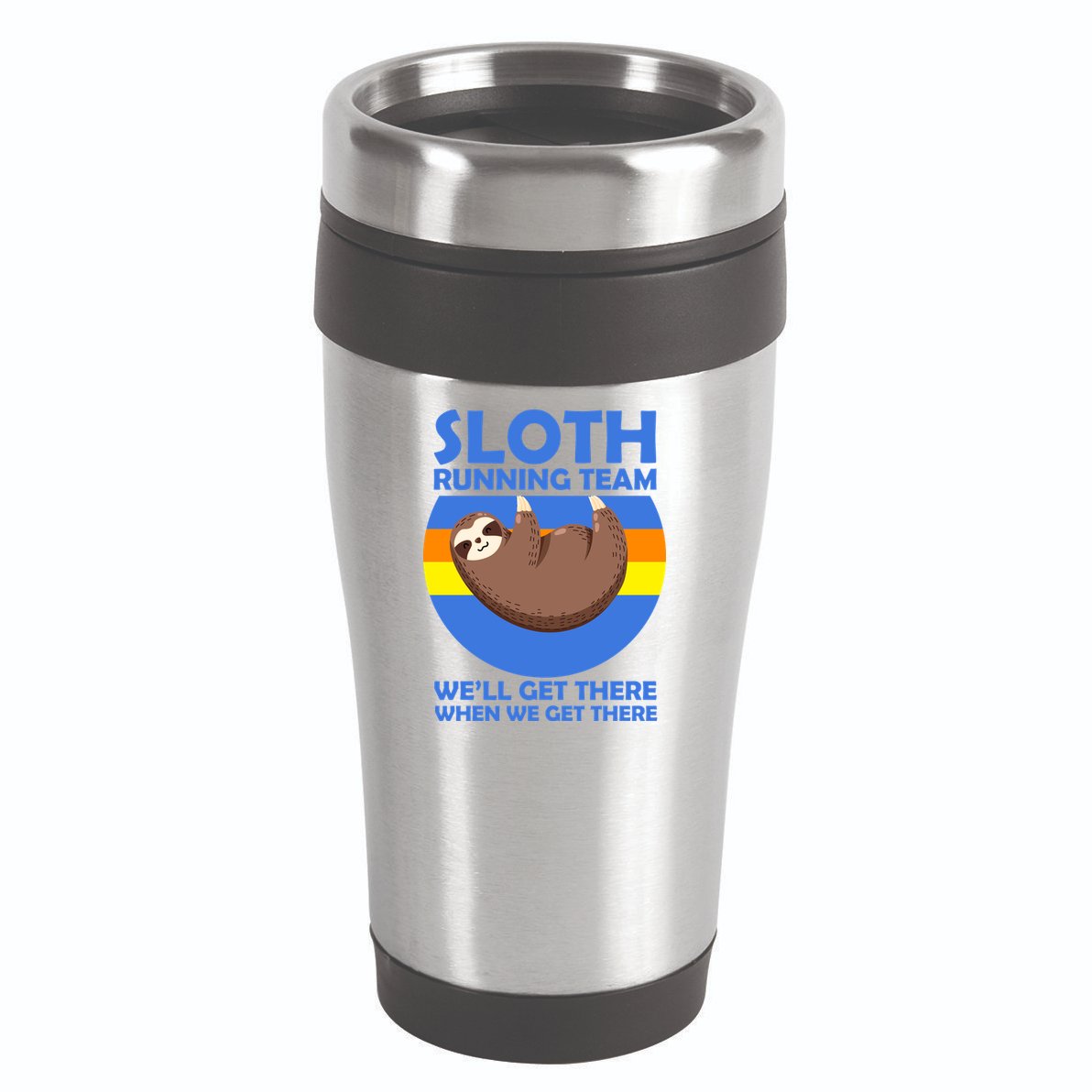 Sloth Running Team 16oz Travel Tumbler