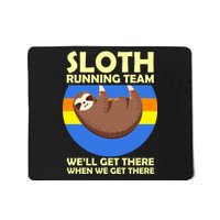 Sloth Running Team Mousepad