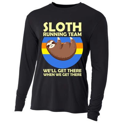 Sloth Running Team Cooling Performance Long Sleeve Crew