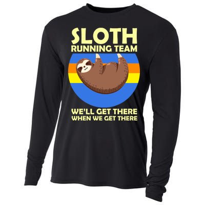 Sloth Running Team Cooling Performance Long Sleeve Crew