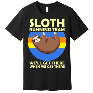 Sloth Running Team Premium T-Shirt