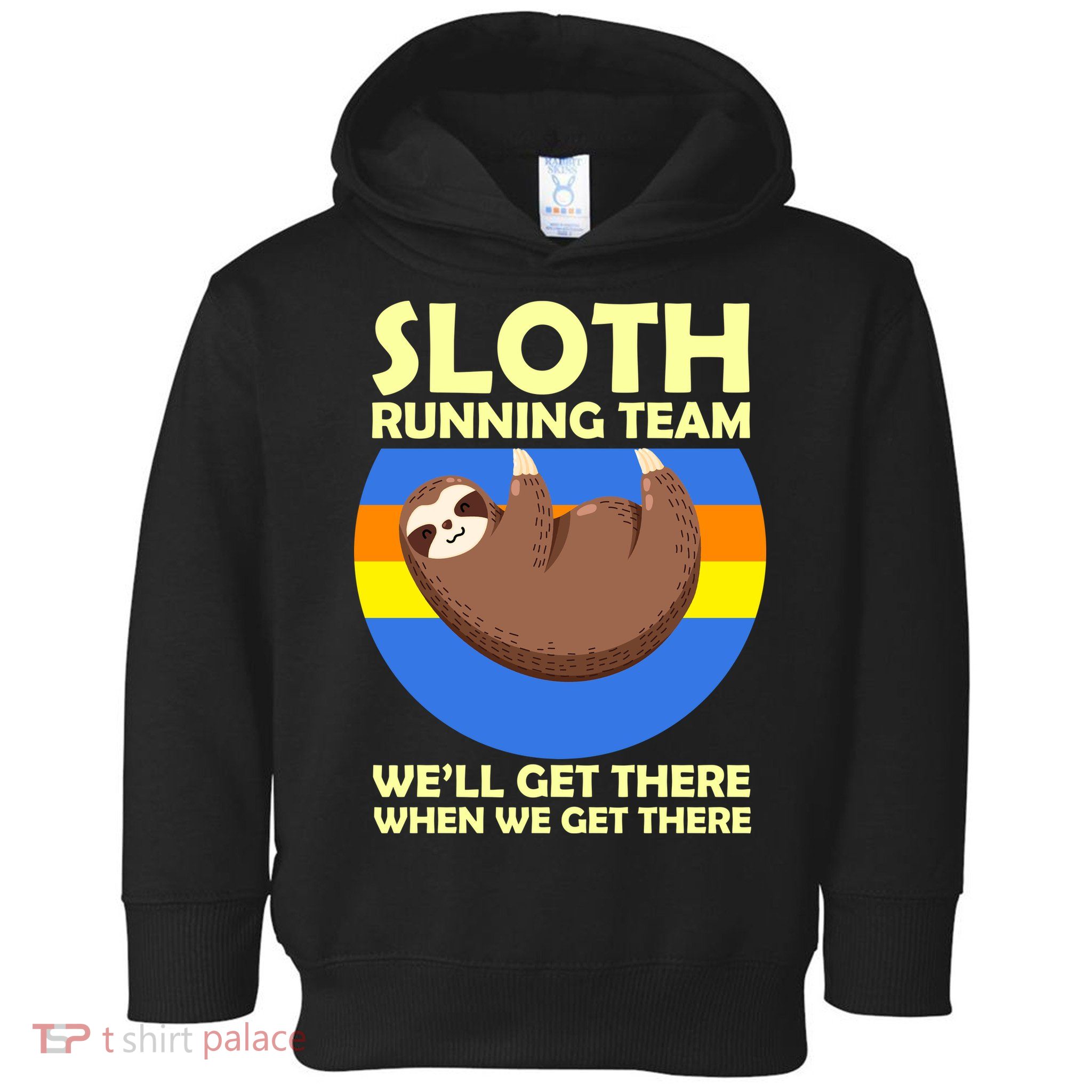 Sloth Running Team Toddler Hoodie