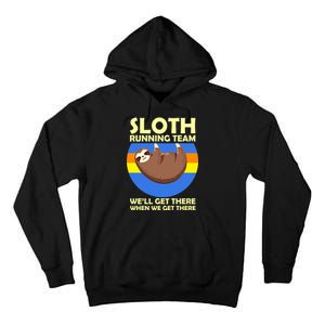 Sloth Running Team Tall Hoodie