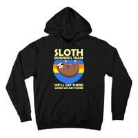 Sloth Running Team Tall Hoodie