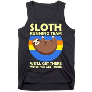 Sloth Running Team Tank Top