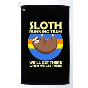 Sloth Running Team Platinum Collection Golf Towel