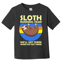 Sloth Running Team Toddler T-Shirt