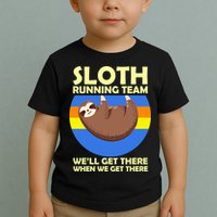 Sloth Running Team Toddler T-Shirt